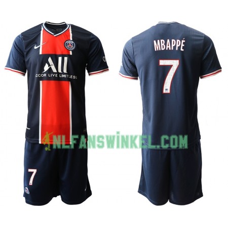Paris Saint-Germain Kylian Mbappé 7 Thuistenue 2020/21 - Kids